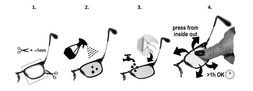 Instructie occlusiefolie aanbrengen