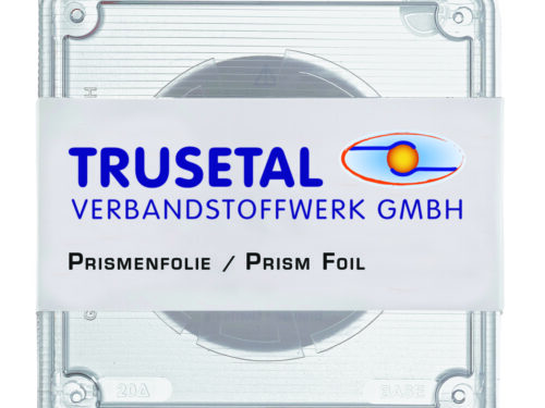 What does base temporal and nasal mean when applying a prism foil?