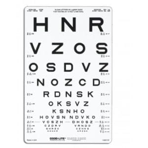 Sloan Letter Visuskaart HNR – 4 meter