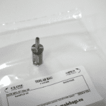 Cose up stainless steel fitting Tedlar bag