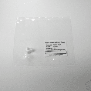 Teflon sample bag with PTFE fitting