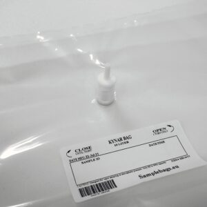 close up kynar bag ptfe fitting