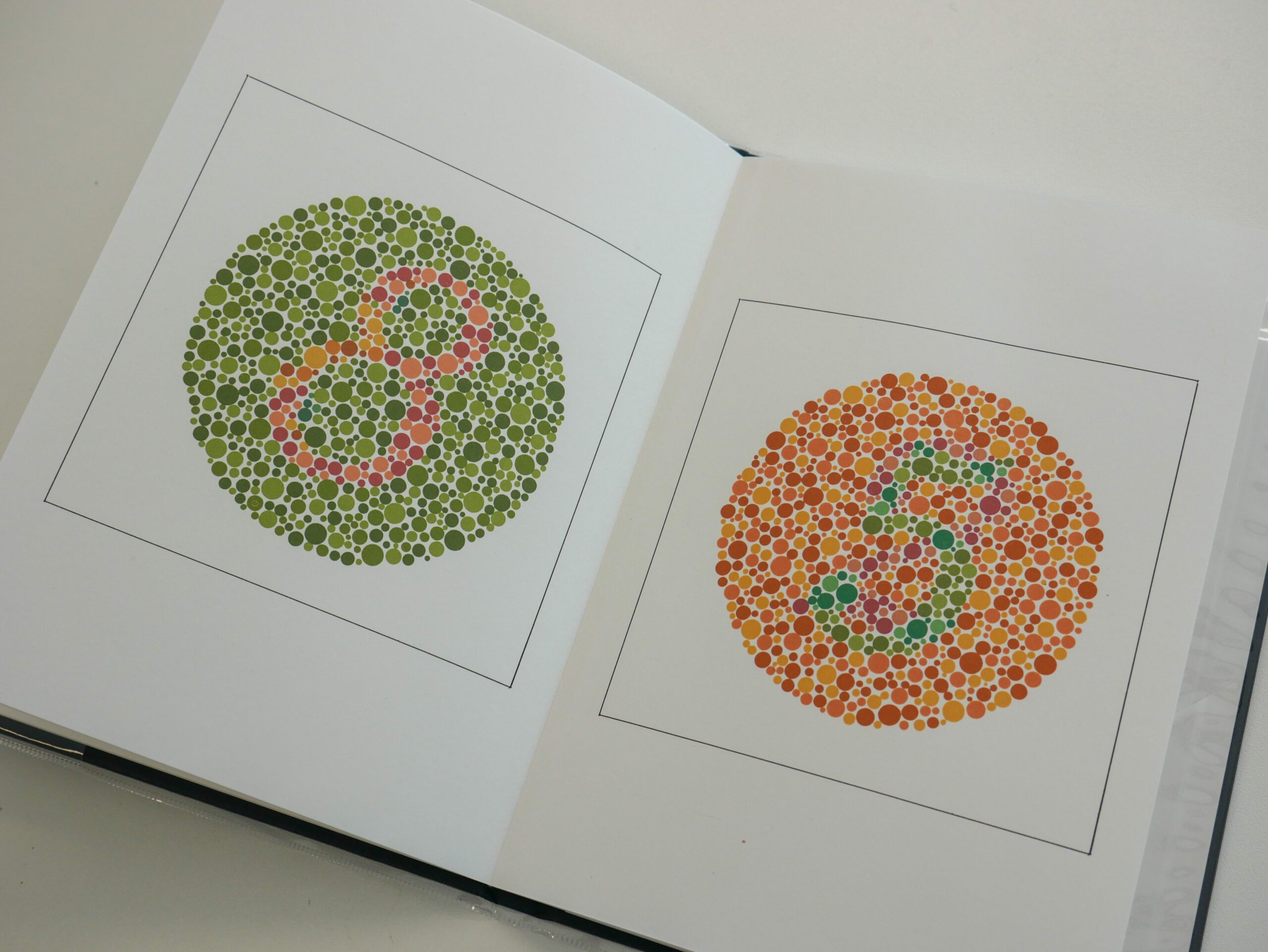 Ishihara color blind test