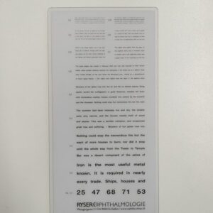 reading chart english