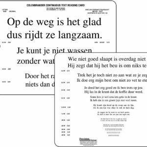 nederlands leeskaartje voor dichtbij visustest